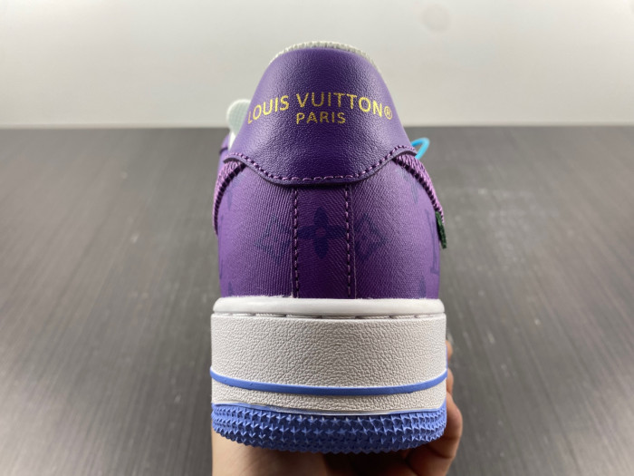 TB Louis Vuitton Nike Air Force 1 Low Purple