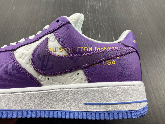 TB Louis Vuitton Nike Air Force 1 Low Purple