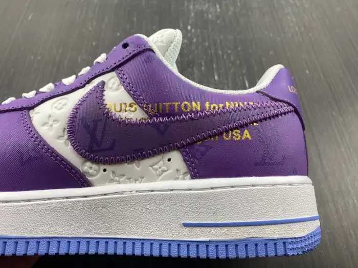 Bmlin Shoes Louis Vuitton Nike Air Force 1 Low Purple