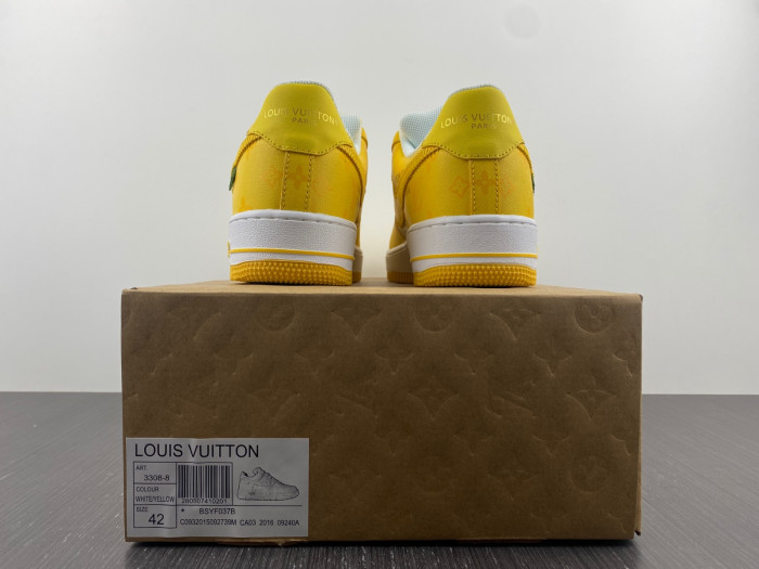 TB Louis Vuitton Nike Air Force 1 Low Yellow