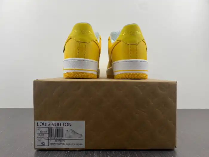 Bmlin Shoes Louis Vuitton Nike Air Force 1 Low Yellow