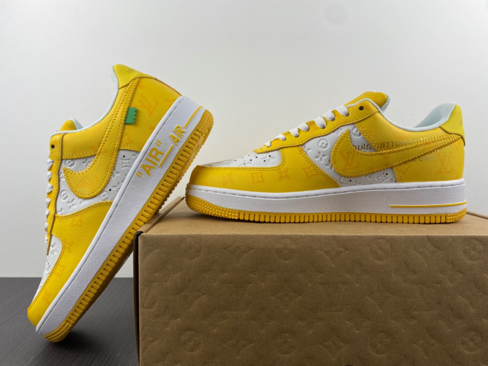 TB Louis Vuitton Nike Air Force 1 Low Yellow