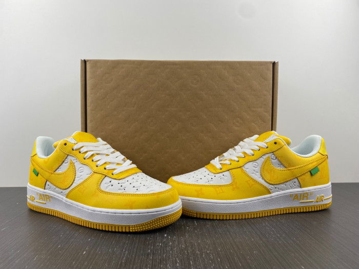 TB Louis Vuitton Nike Air Force 1 Low Yellow