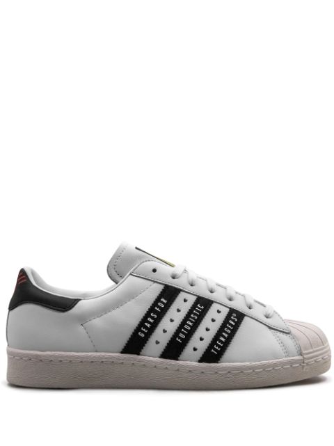 KICKWHO adidas Superstar 80s Human Made "White Black" sneakers 