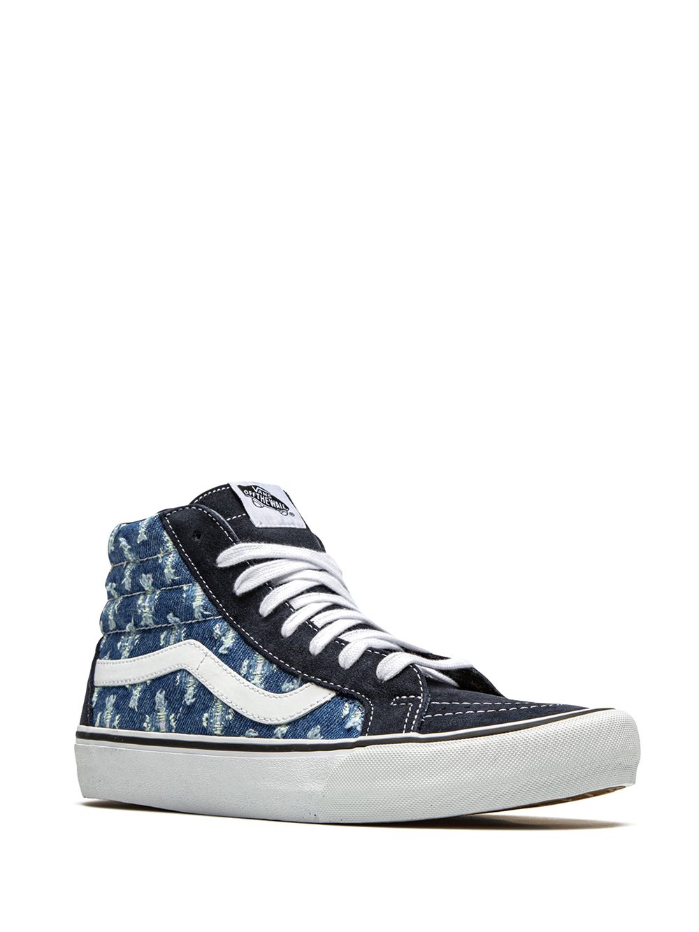 TB Vans x Supreme Sk8-Hi "Hole Punch Denim - Blue" sneakers 