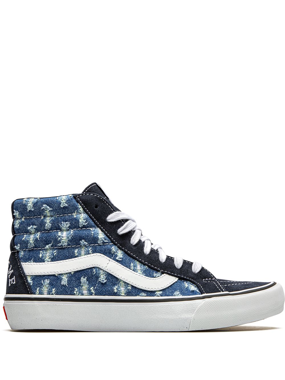 TB Vans x Supreme Sk8-Hi "Hole Punch Denim - Blue" sneakers 