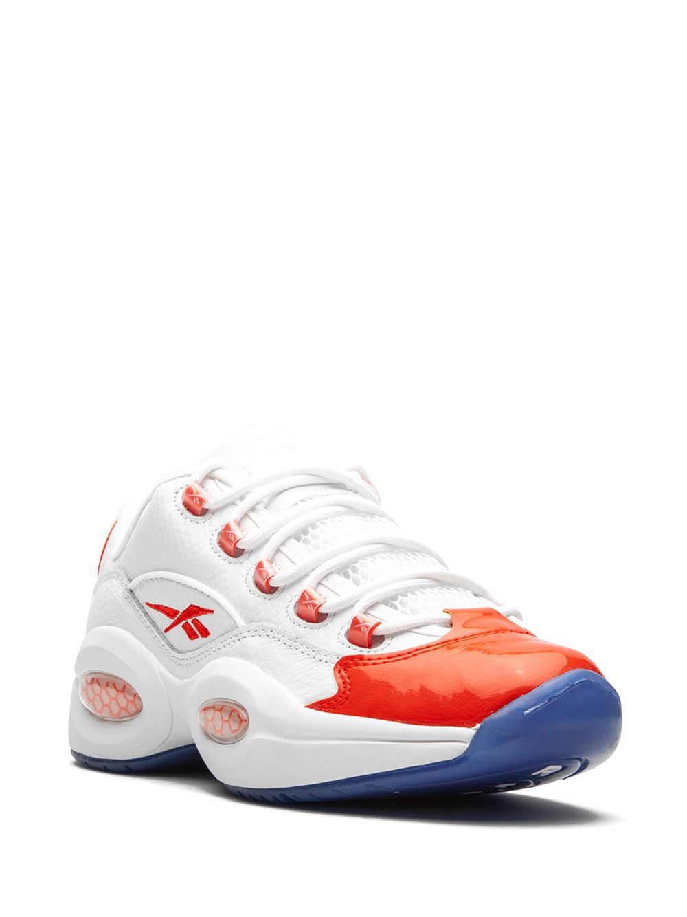 TB Reebok Question Low "Patent Vivid Orange" sneakers 