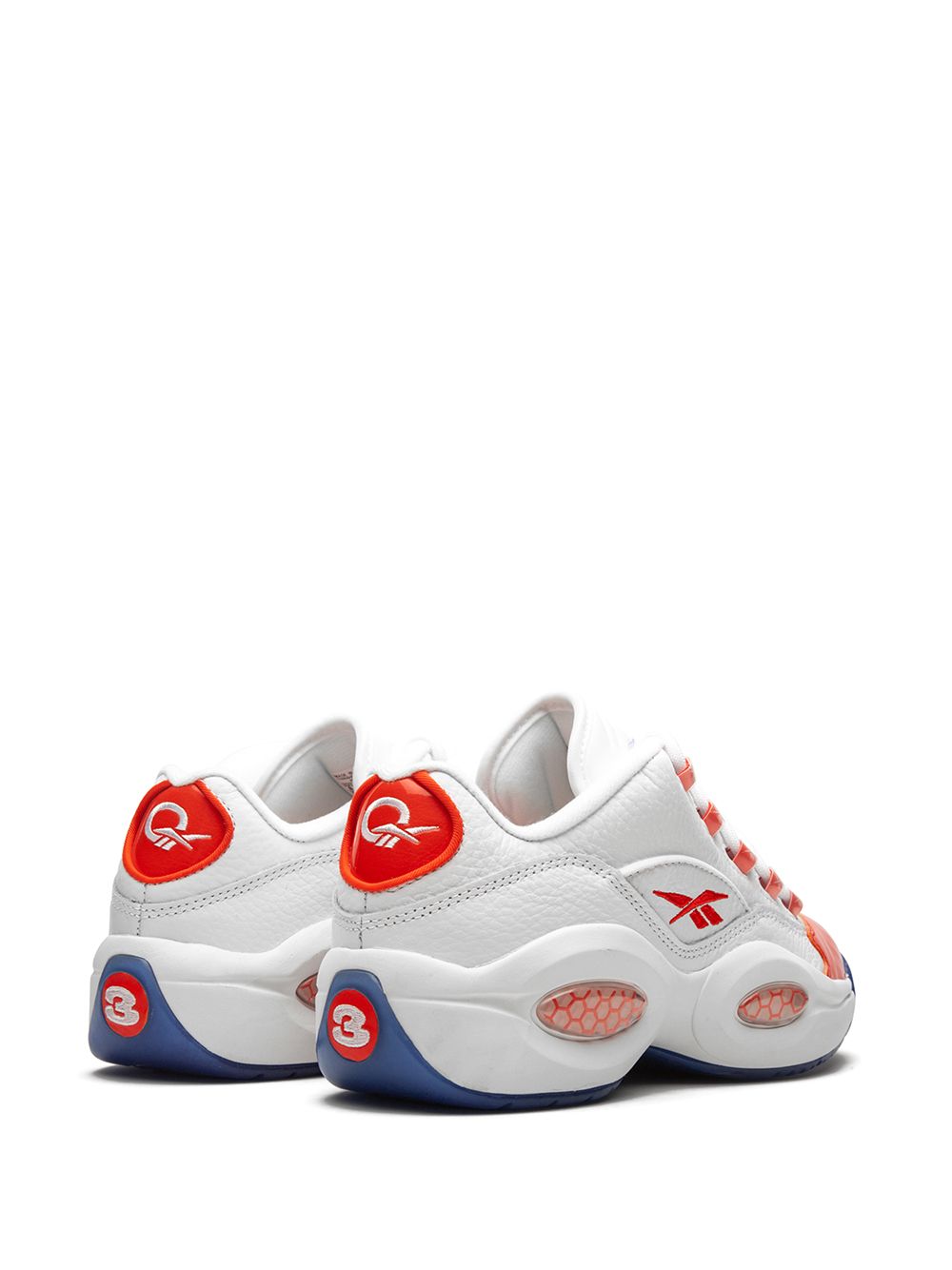 TB Reebok Question Low "Patent Vivid Orange" sneakers 