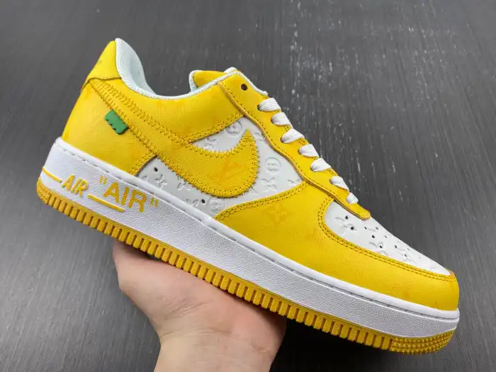 Bmlin Shoes Louis Vuitton Nike Air Force 1 Low Yellow