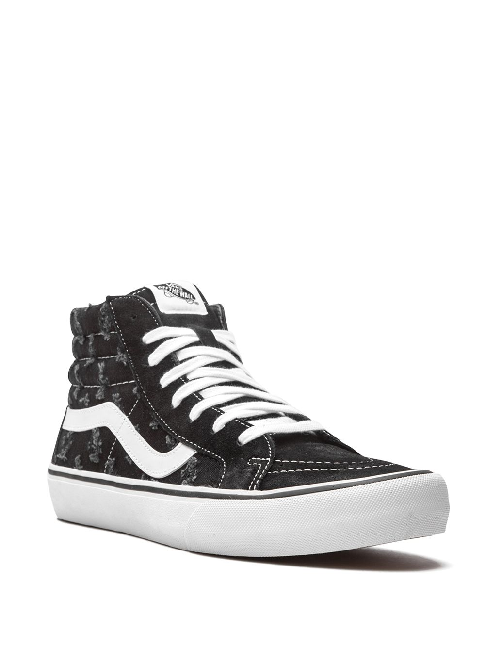 TB Vans x Supreme Sk8-Hi "Hole Punch Denim - Black" sneakers 