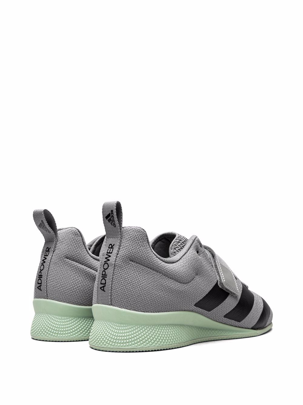 KICKWHO adidas Adipower Weightlifting 2 "Grey Three Core Black Green TI" sneakers 