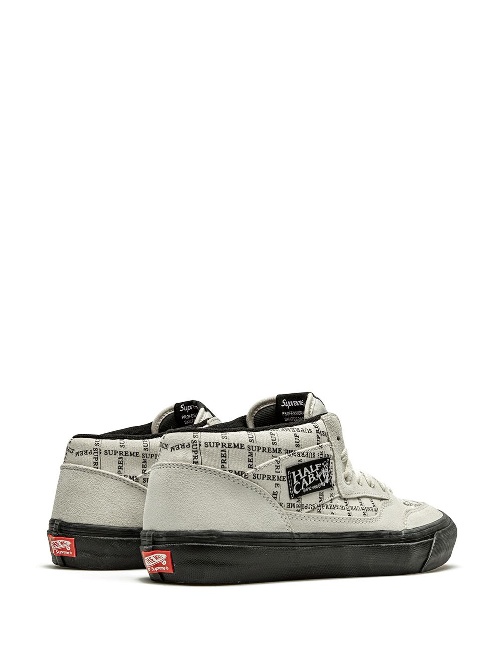 TB Vans x Supreme Half Cab Pro "Grid Logo - White" sneakers 