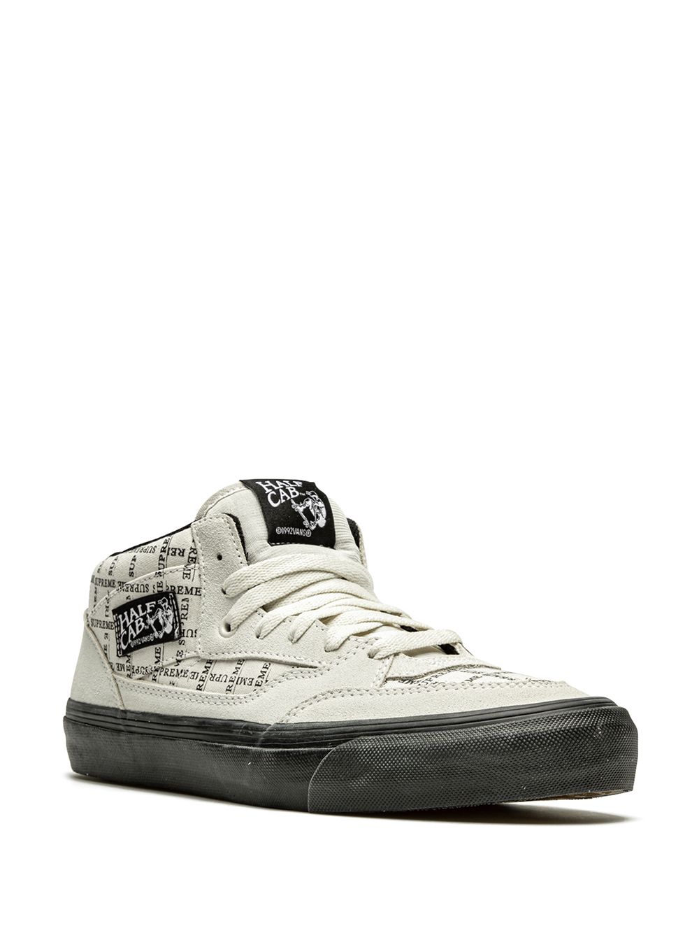 TB Vans x Supreme Half Cab Pro "Grid Logo - White" sneakers 