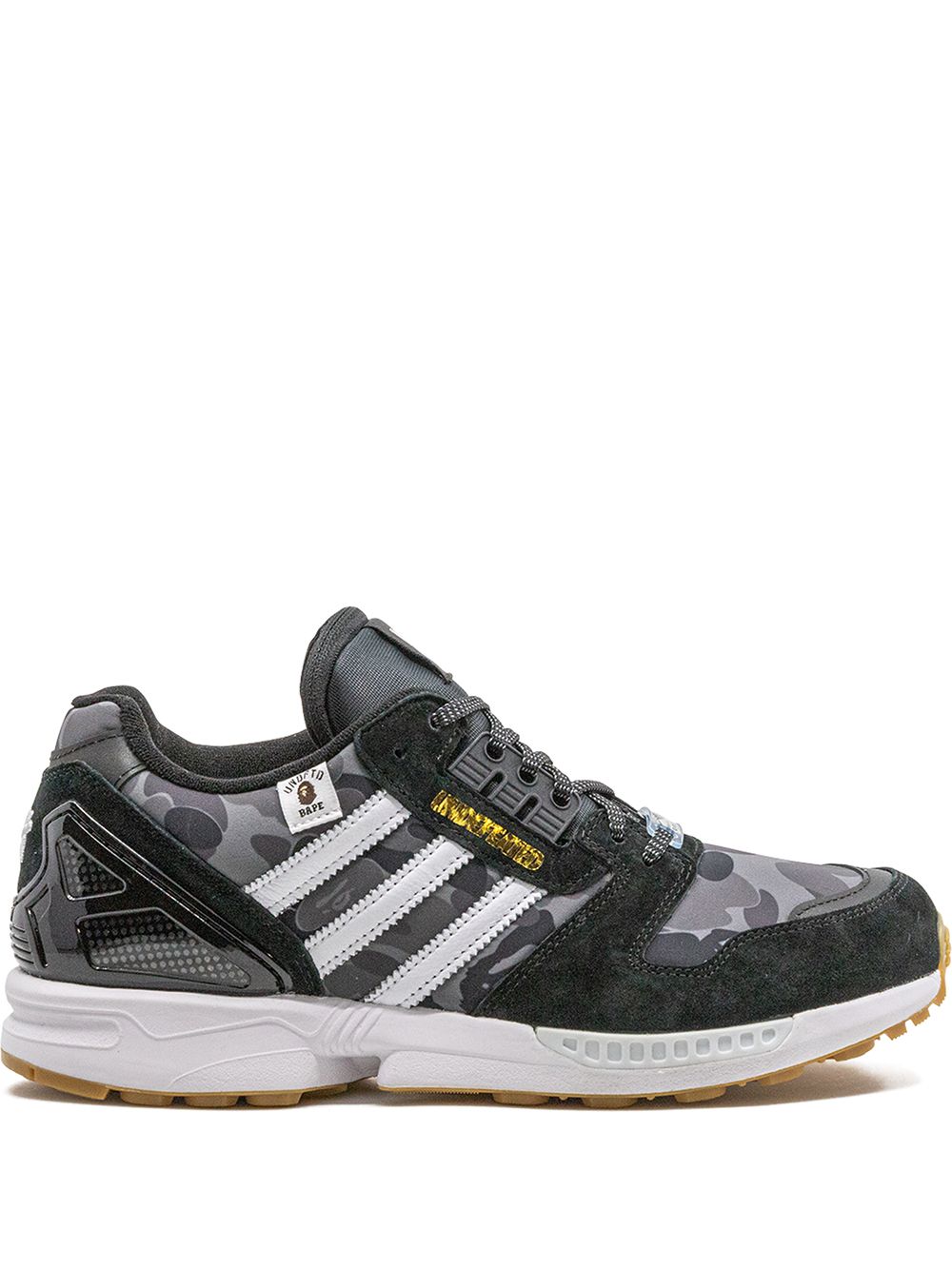 TB adidas x Bape x Undefeated ZX 8000 "Black" sneakers 