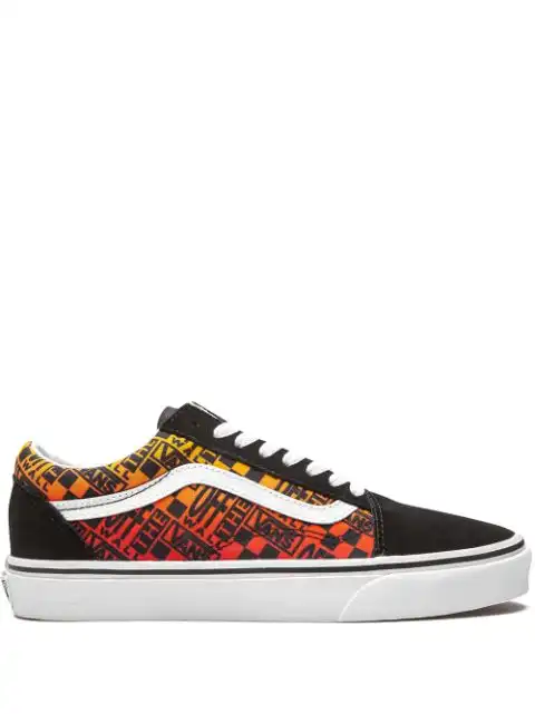 Husky Vans Old Skool "Off The Wall Logos - Orange" sneakers 