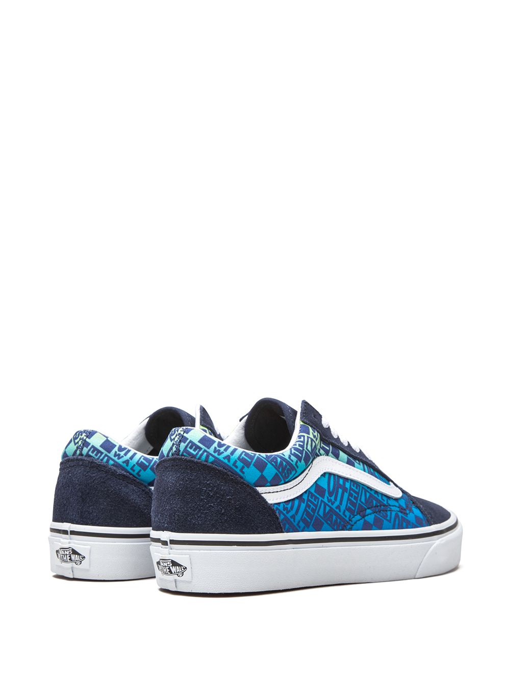 KICKWHO Vans Old Skool "Off The Wall Logos - Blue" sneakers 