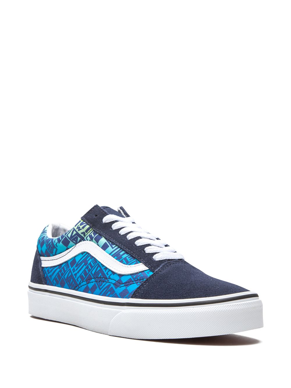 KICKWHO Vans Old Skool "Off The Wall Logos - Blue" sneakers 