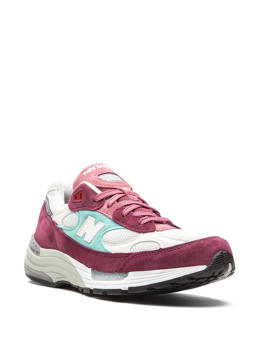 KICKWHO New Balance x Ronnie Fieg 992 "Kithmas - Burgundy" sneakers 