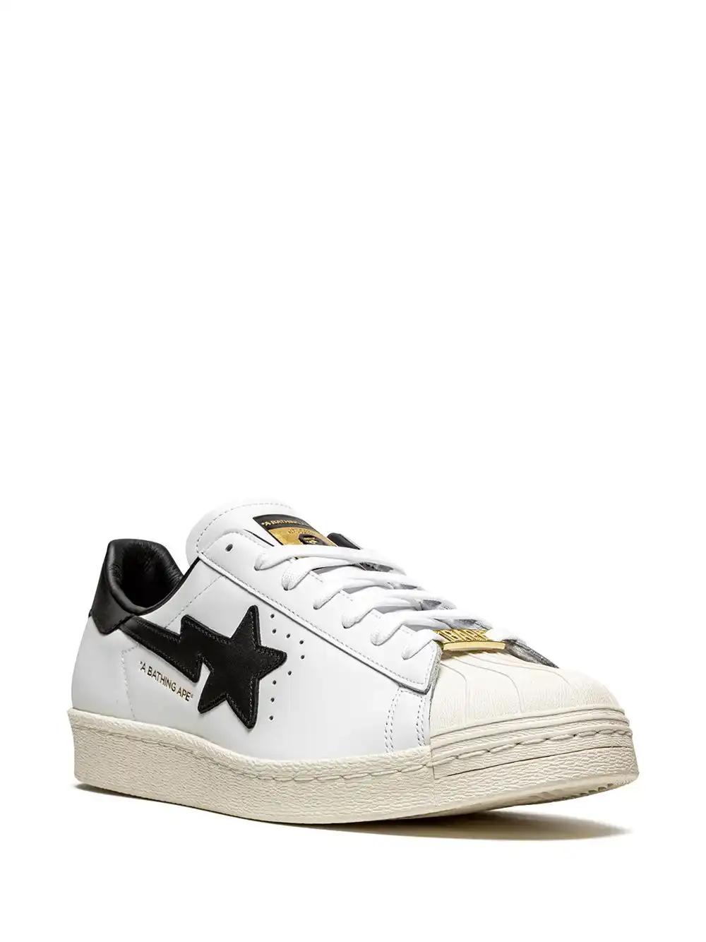 Cheap adidas x Bapte Superstar 80s ''White Black'' sneakers 