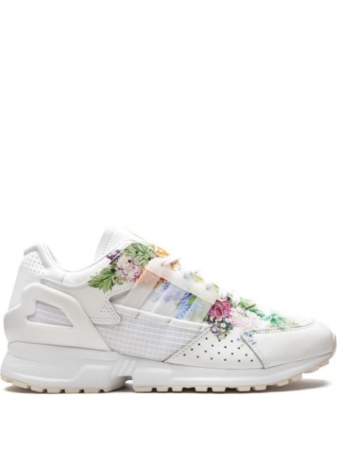 KICKWHO adidas x Meissen ZX 10000 C "White White Multi Retail" sneakers 