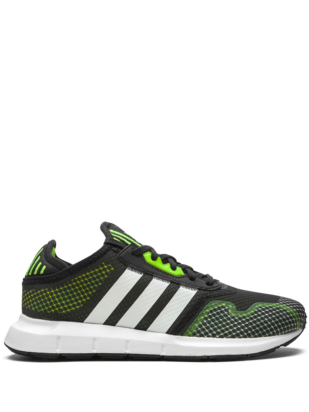 TB adidas Swift Run X "Black Solar Green" sneakers 