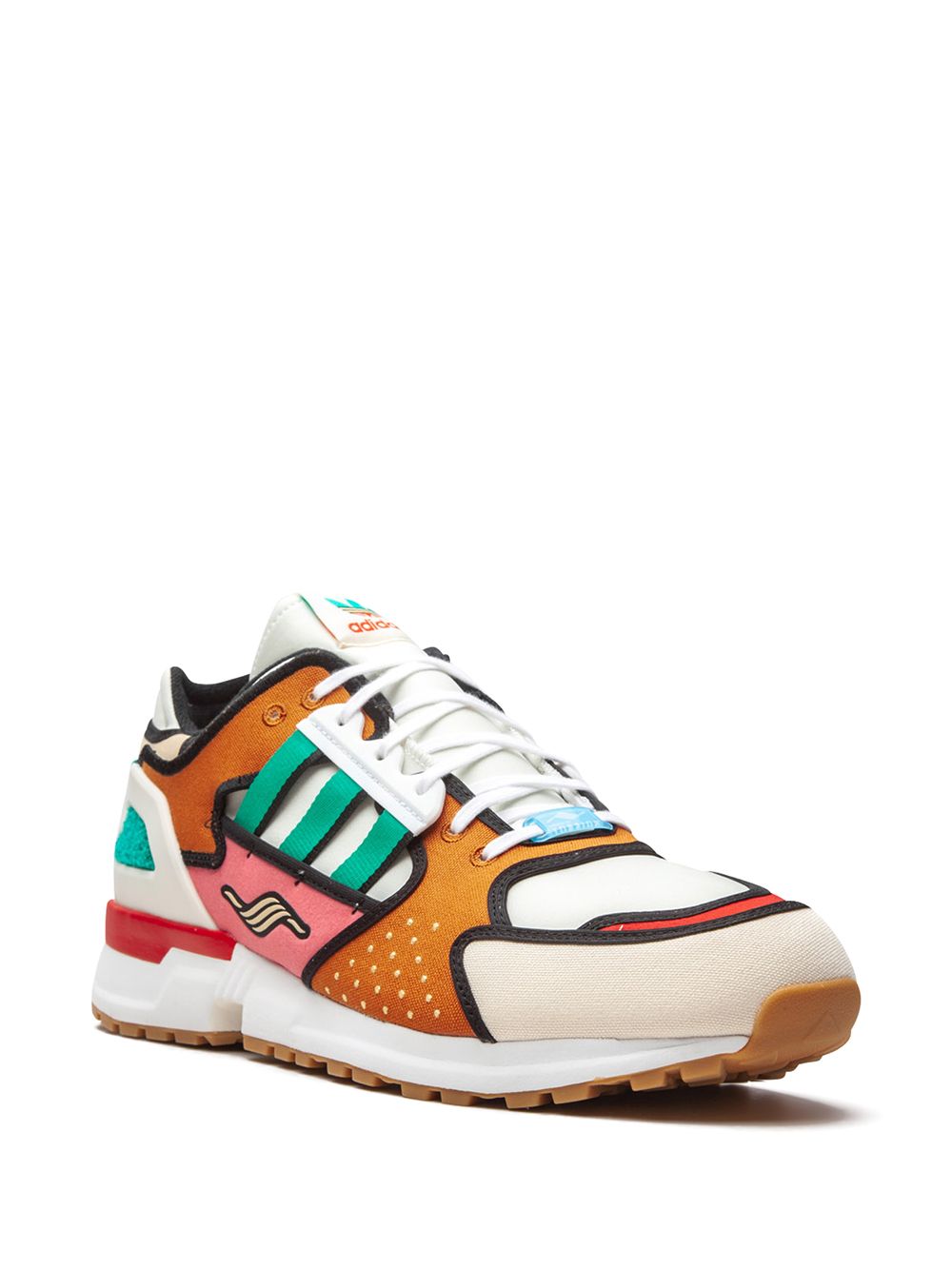 KICKWHO adidas x The Simpsons ZX 1000 "Krusty Burger" sneakers 