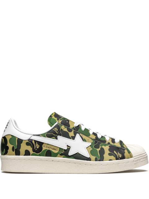 KICKWHO adidas x Bape Superstar ''Green Camo'' sneakers 