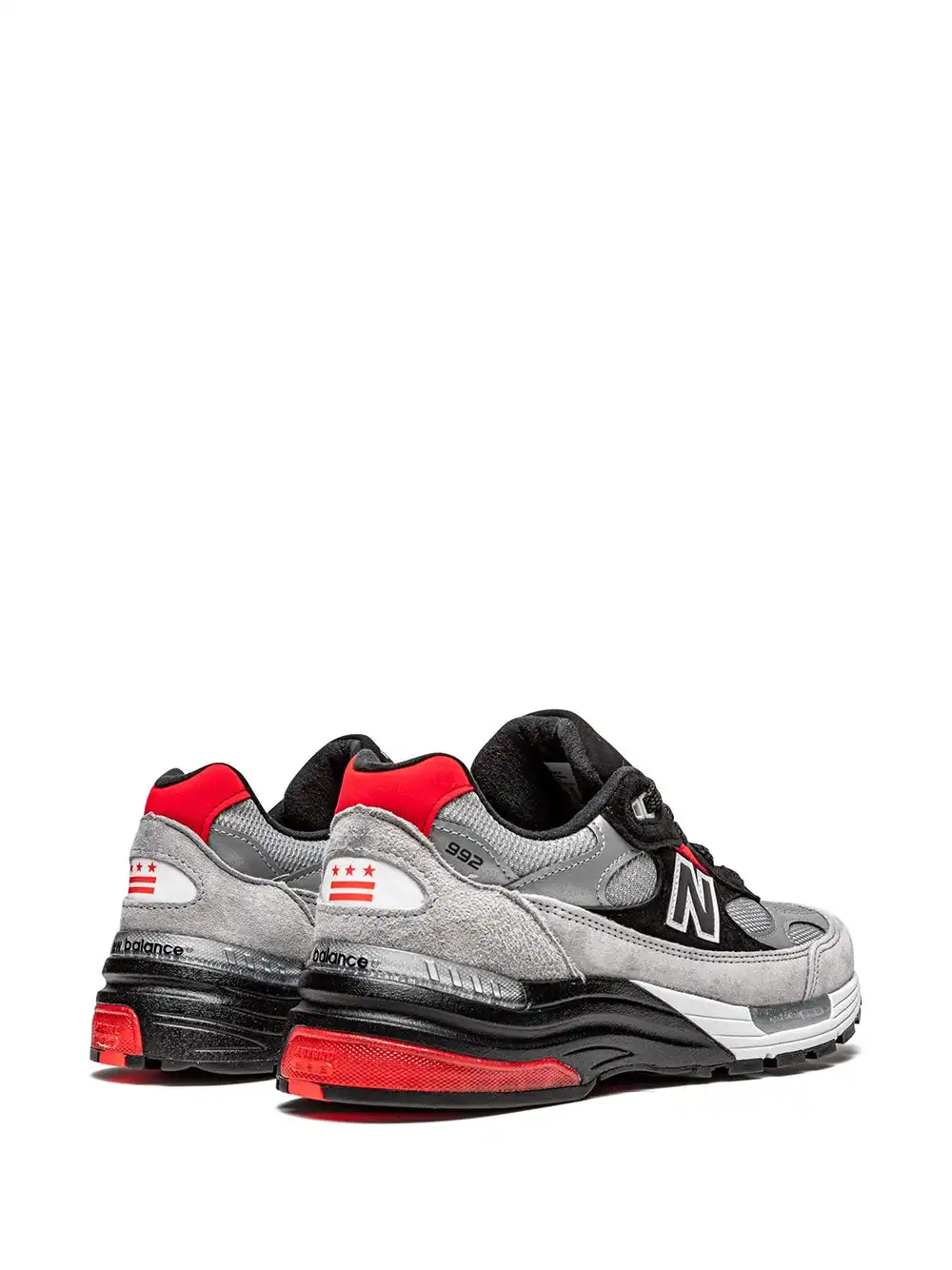 Cheap Husky New Balance x DTLR 992 “Discover and Celebrate” sneakers 