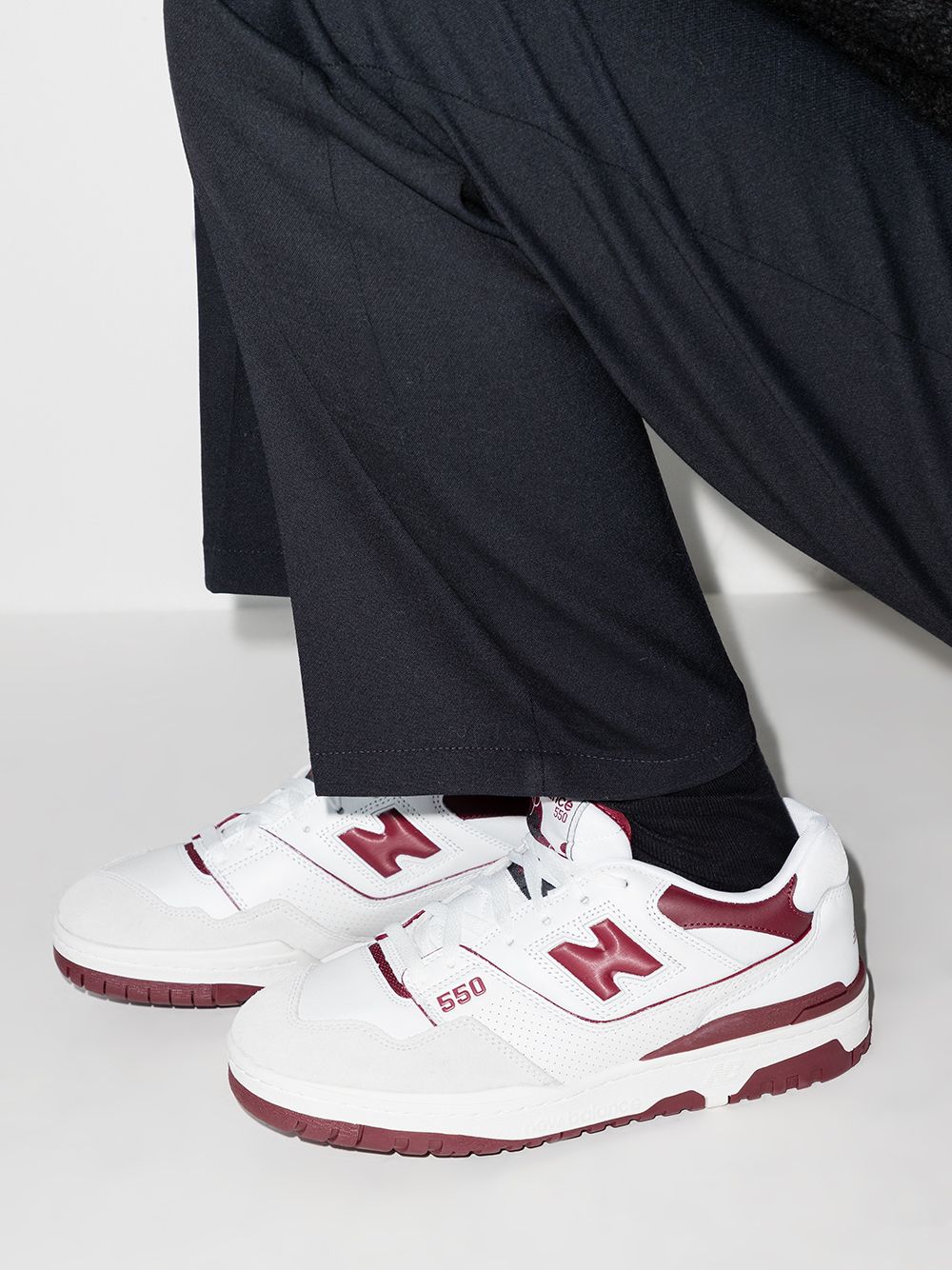 KICKWHO New Balance 550 "Burgundy" low-top sneakers 