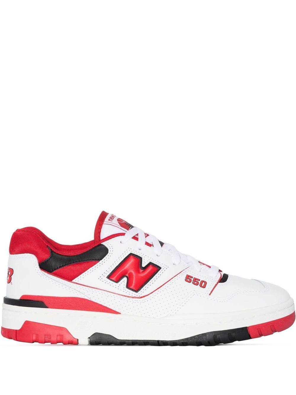 TB New Balance 550 "White Red" sneakers 