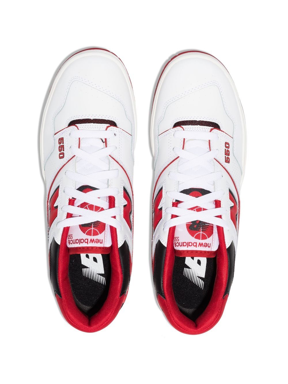 TB New Balance 550 "White Red" sneakers 