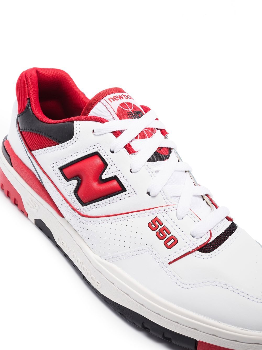 TB New Balance 550 "White Red" sneakers 