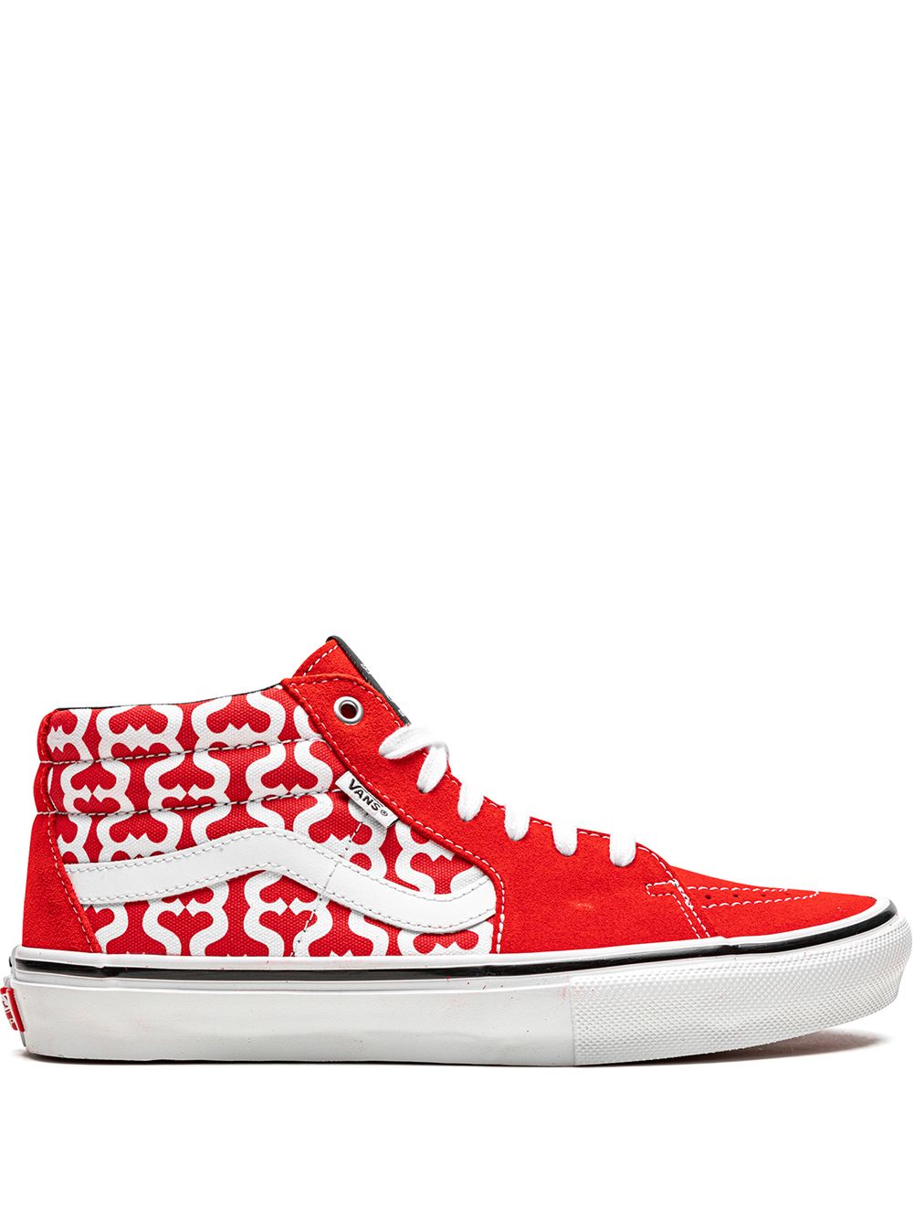 TB Vans x Supreme Skate Grosso Mid "Monogram S - Red" sneakers 