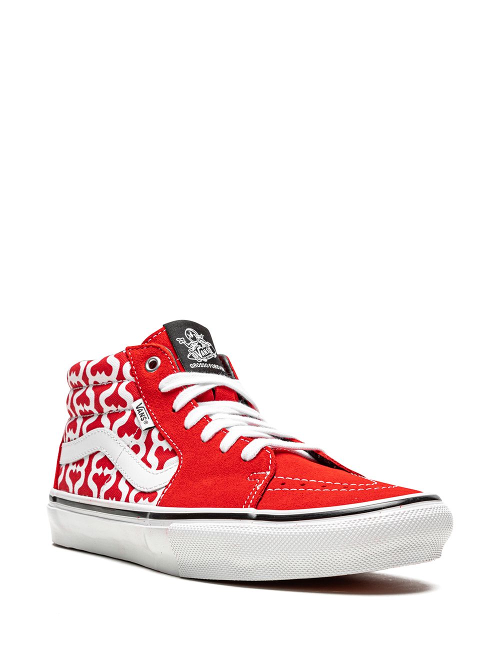 TB Vans x Supreme Skate Grosso Mid "Monogram S - Red" sneakers 