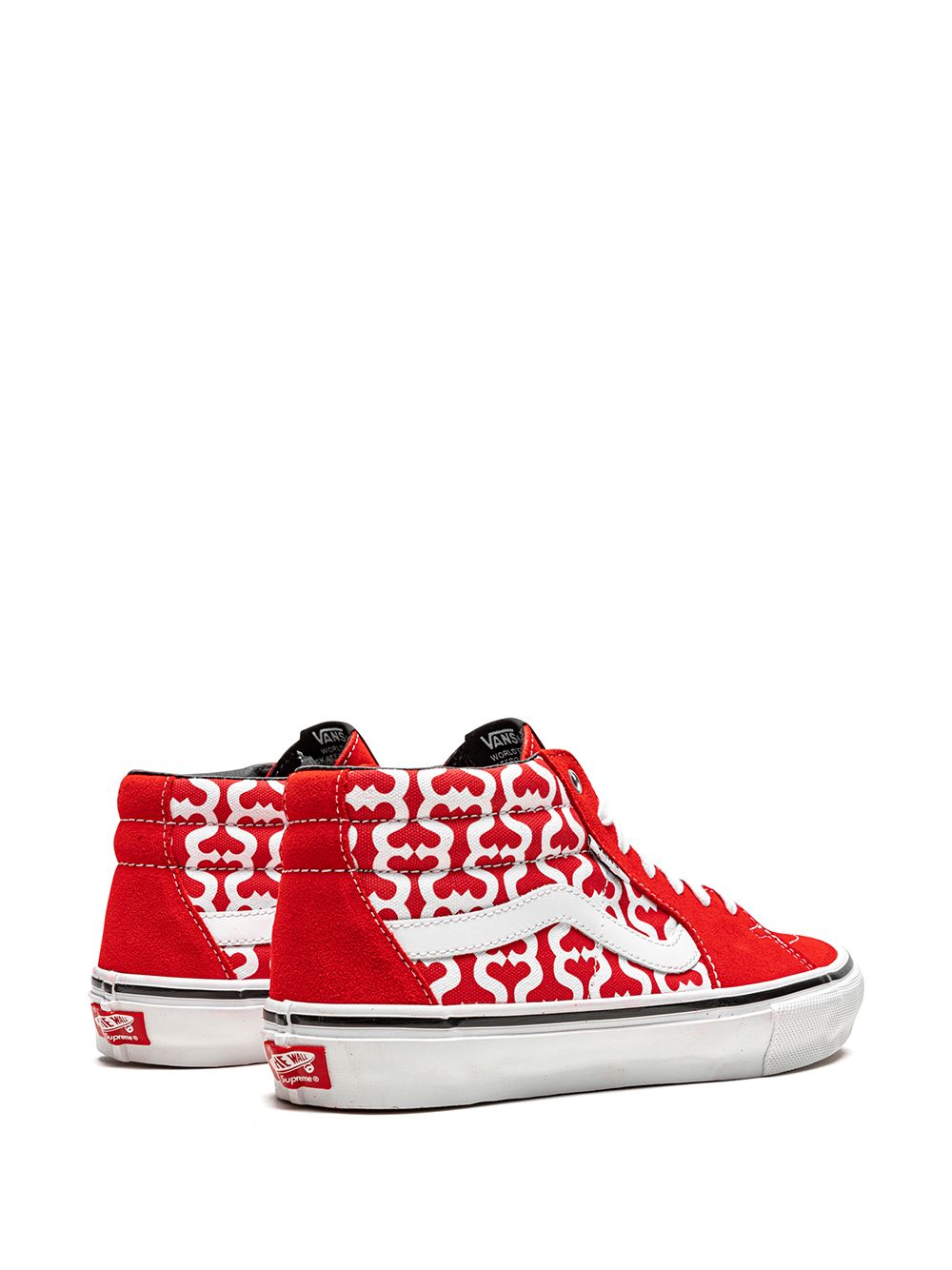 TB Vans x Supreme Skate Grosso Mid "Monogram S - Red" sneakers 