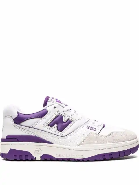 LY New Balance 550 "White Purple" sneakers 