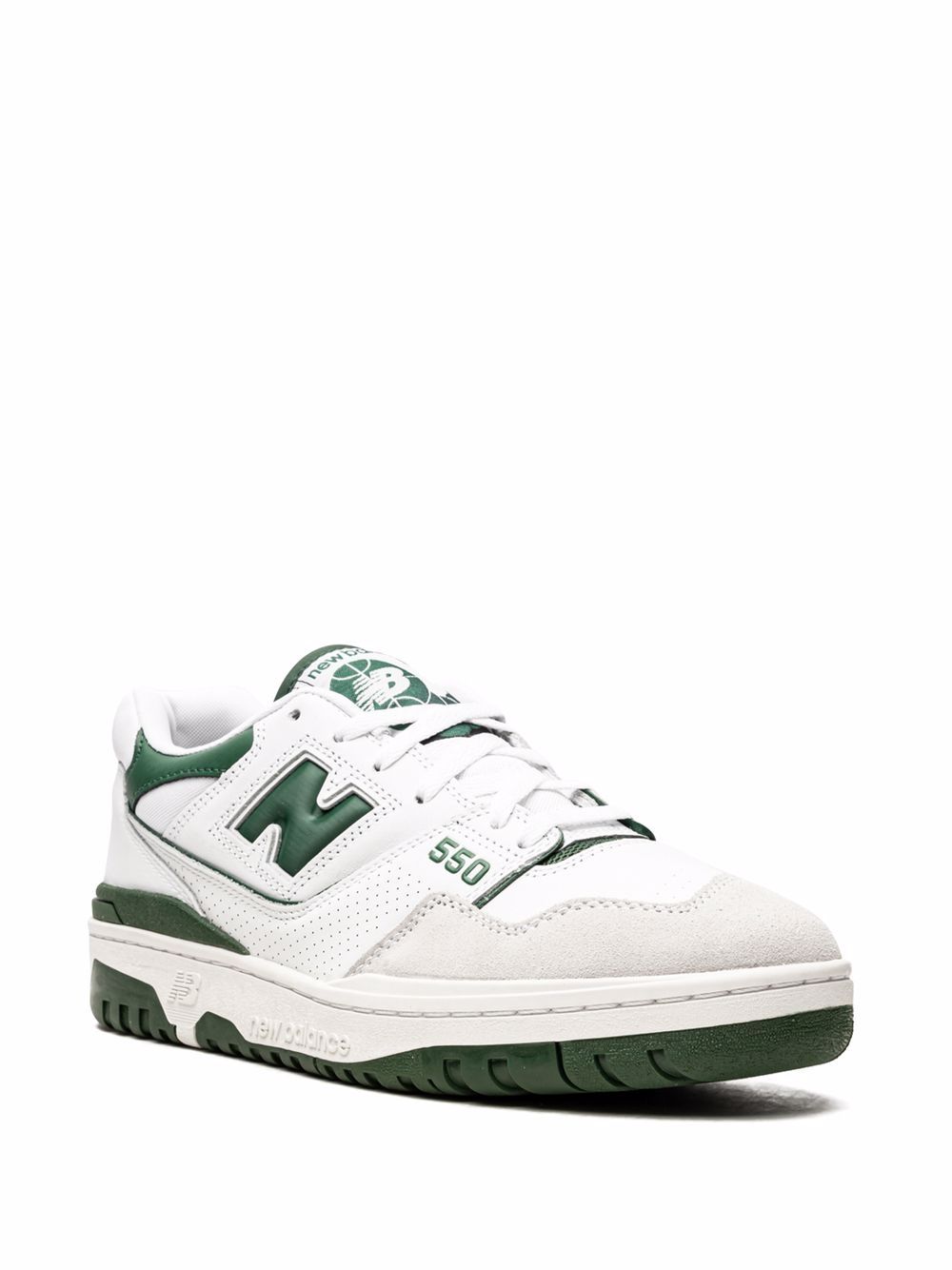 KICKWHO New Balance 550 "White Team Forest Green" sneakers 