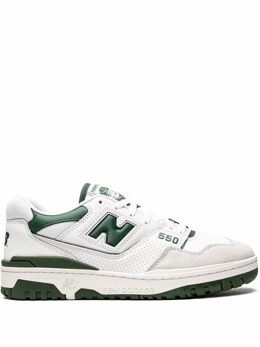 KICKWHO New Balance 550 "White Team Forest Green" sneakers 