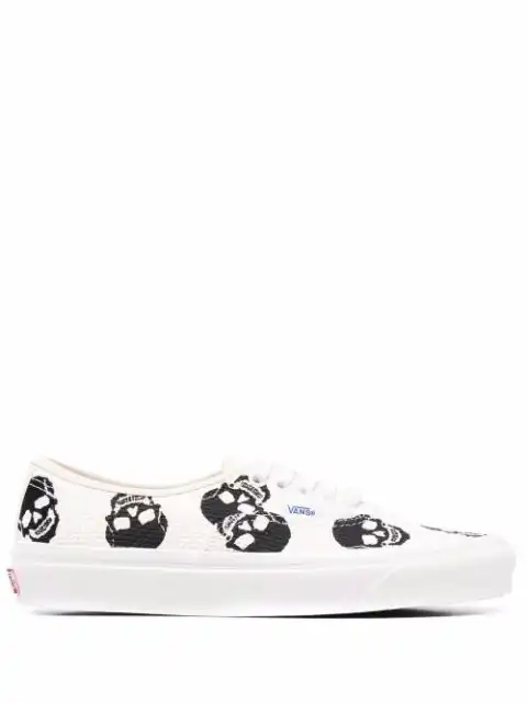 LY Vans Anaheim Factory Authentic 44 skull-print sneakers  