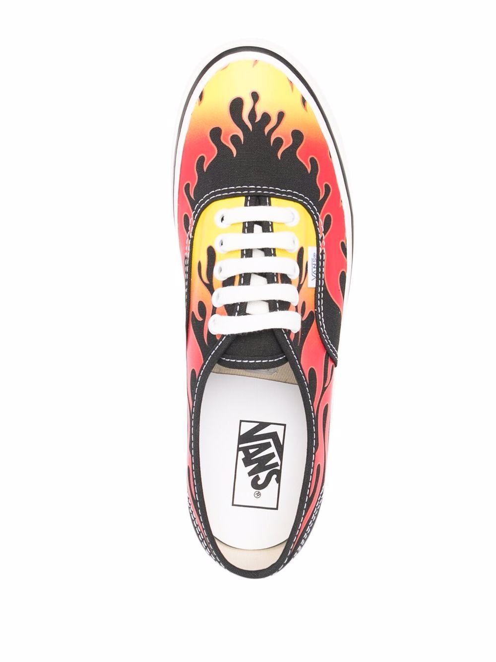 TB Vans flame-print low-top sneakers 