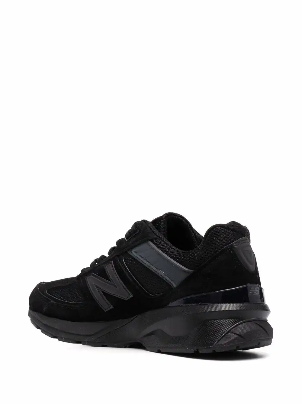 Reps LY New Balance logo-patch panelled suede sneakers  