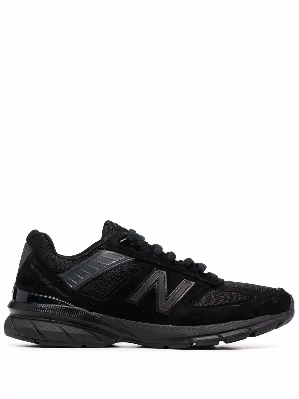 Reps LY New Balance logo-patch panelled suede sneakers  