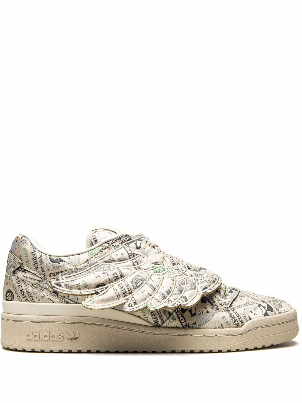 TB adidas x Jeremy Scott x Forum Lo Wing "Money" sneakers 