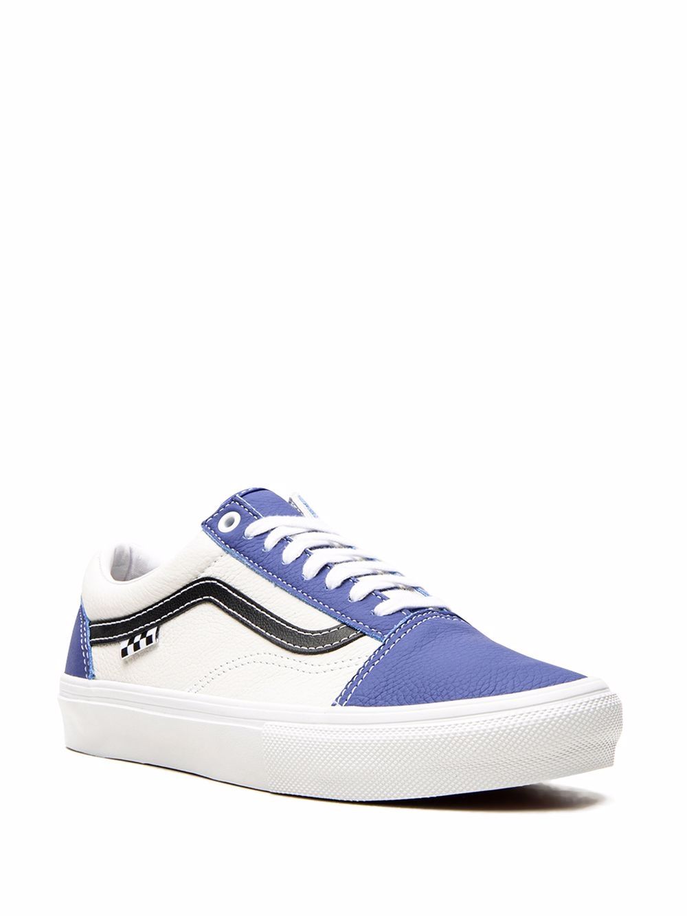 TB Vans Skate Old Skool "Sport Leather - Blue White" sneakers 