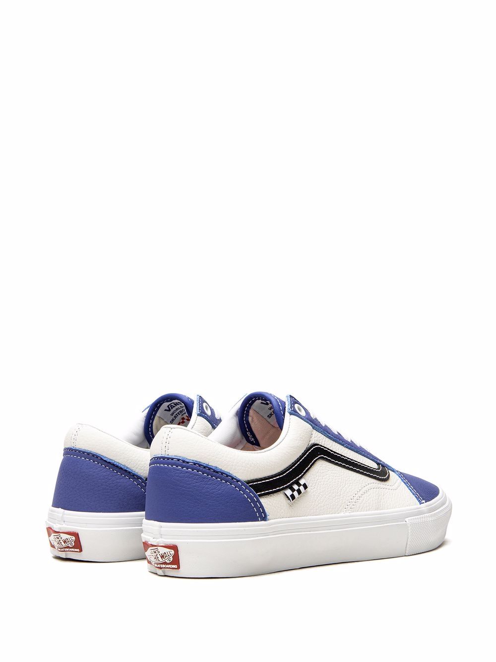 TB Vans Skate Old Skool "Sport Leather - Blue White" sneakers 