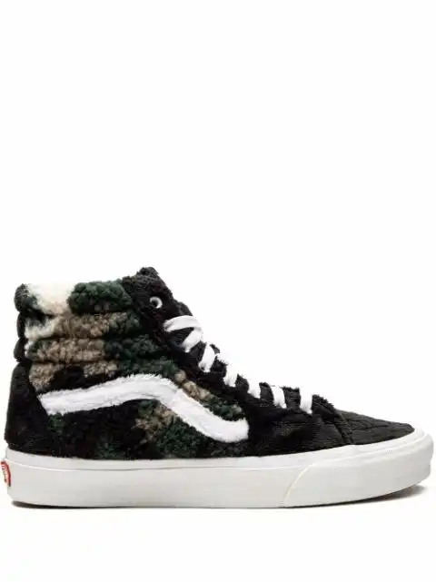 LY Vans Sk8-Hi Sherpa "Camo" sneakers 