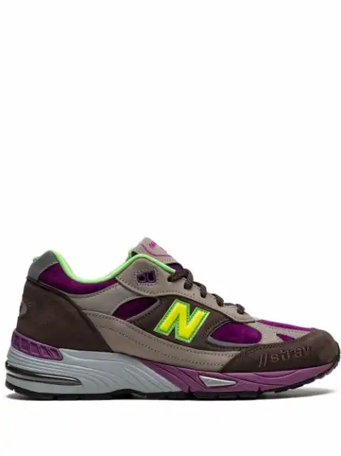 LY New Balance x Stray Rats 991 "Brown" sneakers 