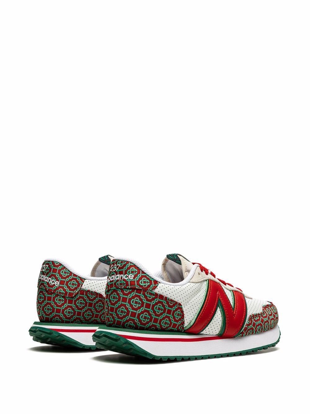 KICKWHO New Balance x Casablanca 237 "Red Monogram" low-top sneakers 