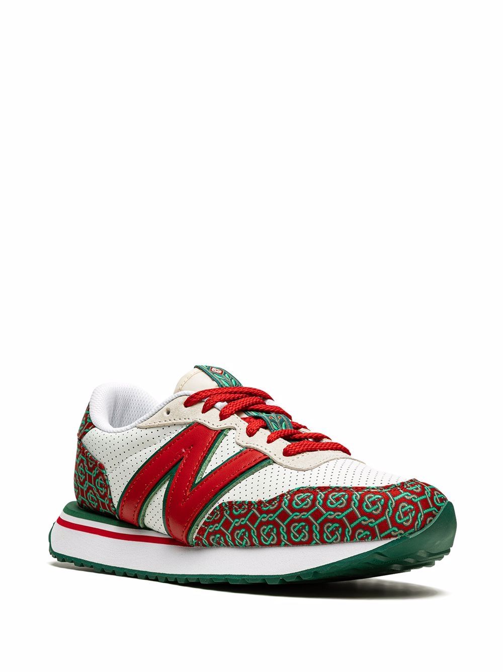 KICKWHO New Balance x Casablanca 237 "Red Monogram" low-top sneakers 