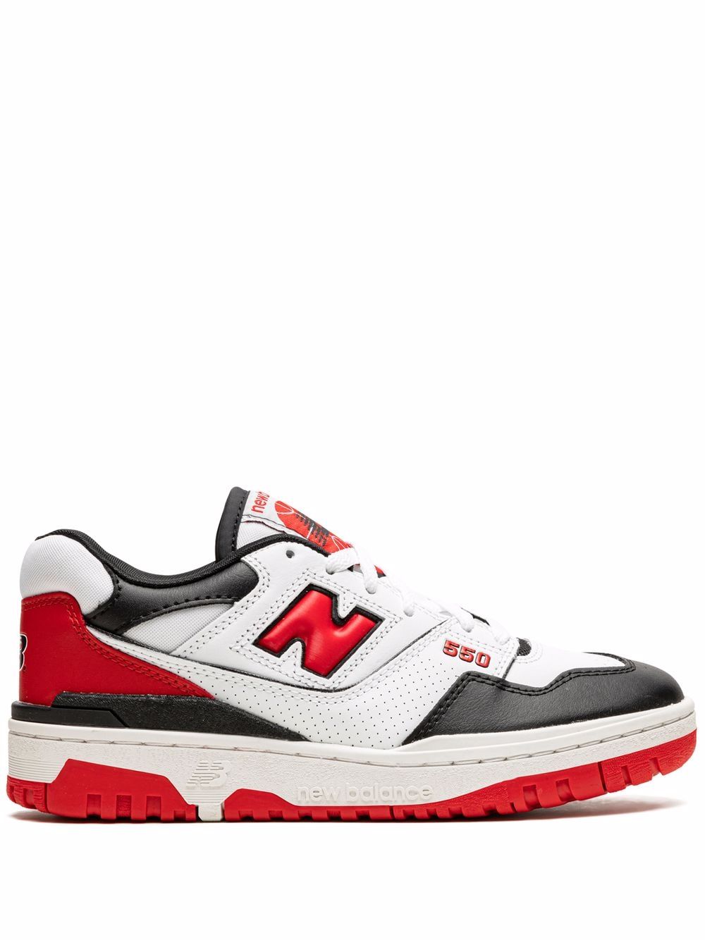 KICKWHO New Balance 550 "White Red Black" sneakers 